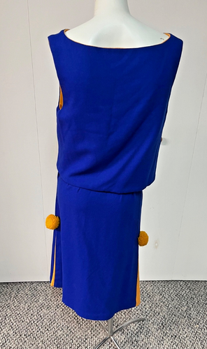 Vintage 1940er 1950er Kammgarn Wolle Wende Cheerleader Uniform Rock Weste Duo - Bild 14 von 16
