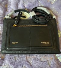 Women's Small Black Leather Crossbody Bag - Ted Baker.