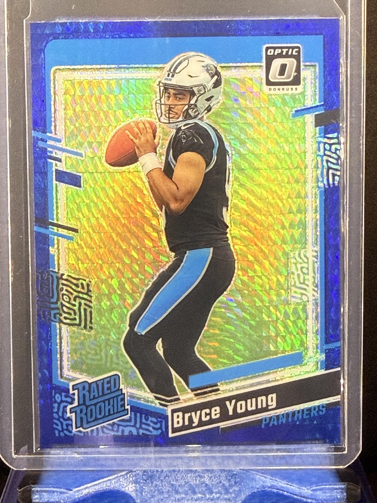2023 Donruss Optic #213 Bryce Young Blue Hyper
