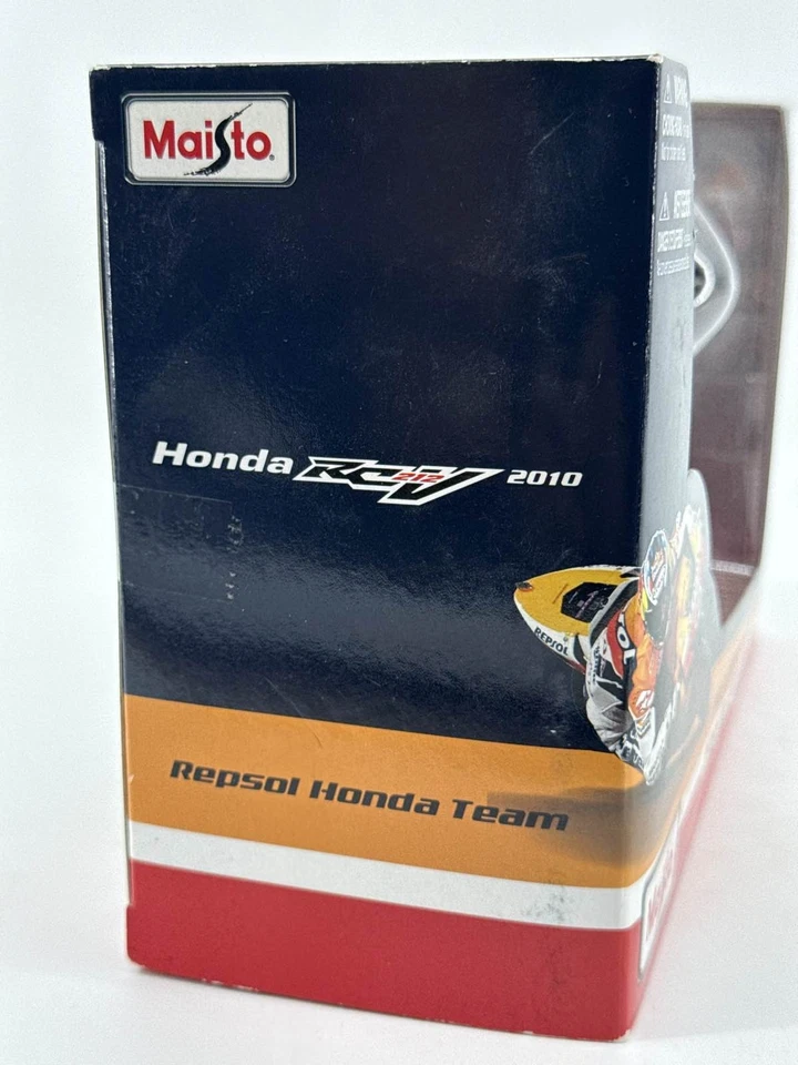 Maisto 1:10 Repsol Honda RC212V Andrea Dovizioso 2010 литая - Изображение 4 из 4