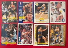 Chris Mullin - 8 Card Lot - Modern NBA Basketball Warriors St. John's HOF (d)