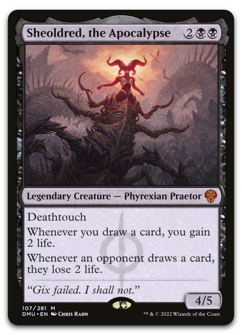 Sheoldred, the Apocalypse #107 (NM) Dominaria United DMU Magic MTG