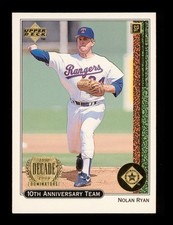 1998 Upper Deck SP: Nolan Ryan 10th Anniversary Team Dominators NM-MT OR BETTER