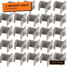 (24-Pack) Replacement Shelf Clips for Turbo Air Freezers & Refrigerators, Gray P