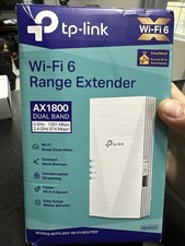 TP-Link AX1800 RE600X WiFi 6 Extender Internet Booster, Covers up to 1500 sq.ft