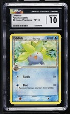 CGC 10 GEM MINT Oddish 73/110 EX Holon Phantoms Non-Holo Pokemon Card