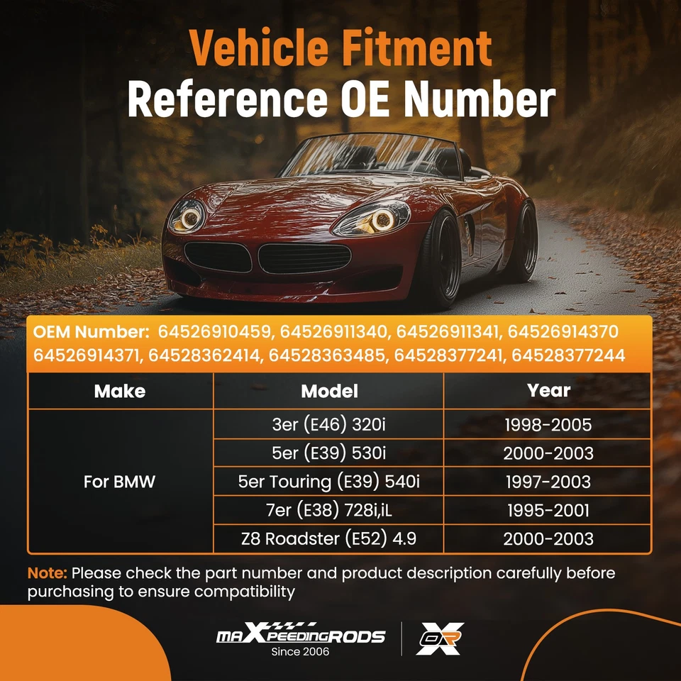 12V A/C Air Conc Conditioner For  3 Series Touring  E46 330d 330i  64526911340 - Image 3 of 4