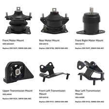 Engine Motor & Transmission Mount Set 6PCS For 2003-2007 Honda Accord 2.4L Auto