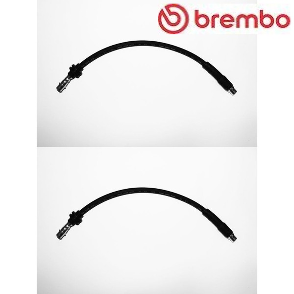 2X Bremsschlauch Brembo T50043 2 BremsschläUche Rechts Links Vorderachse-image