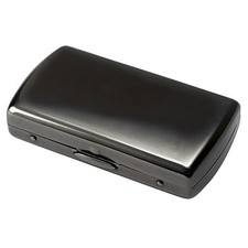 Tsubota Pearl Cigarette Case Regular 70mm Slim Black Nickel Satin
