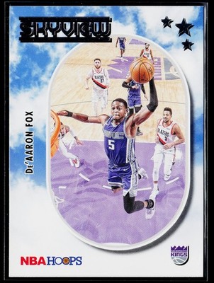 De'Aaron Fox 2021-22 Hoops Winter Skyview #23 Sacramento Kings