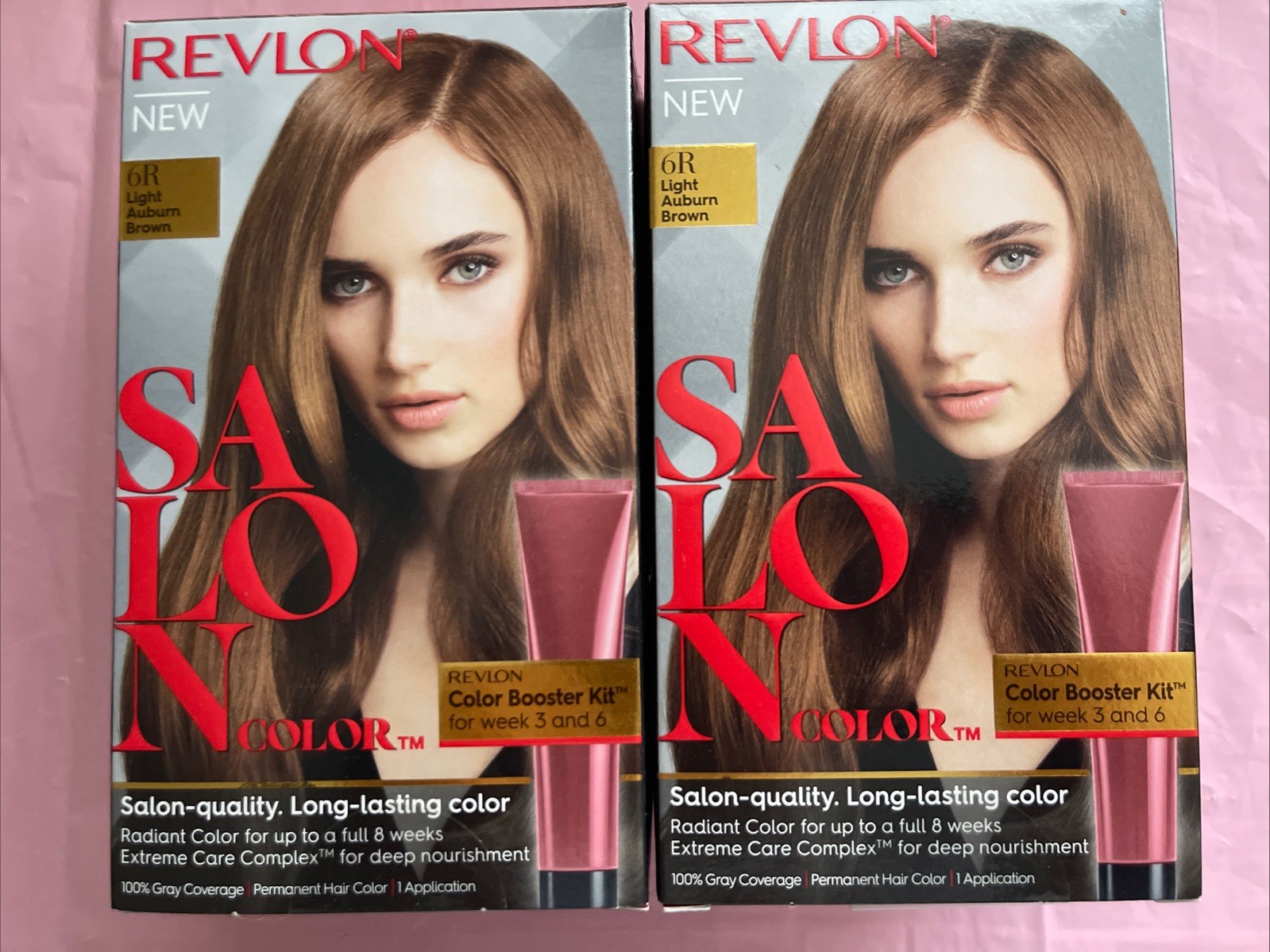 Silk 6r Light Auburn Permanent Hair Dye Ammonia Free 2 Pack