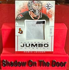 2012-13 Limited Jumbo Materials Prime #JJRL Robin Lehner Senators Sabres VGK/49