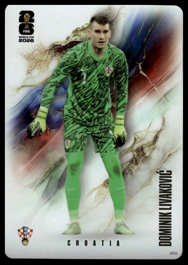2026 Panini X Kayou FIFA World Cup Dominik Livakovic Color Blast #469 THICK