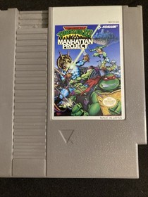 Teenage Mutant Ninja Turtles The Manhattan Project Nintendo NES Cartridge