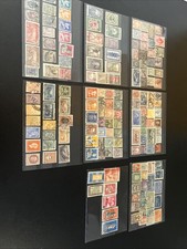 Ältere Briefmarken Europa / Welt Auf 9 Steckkarten