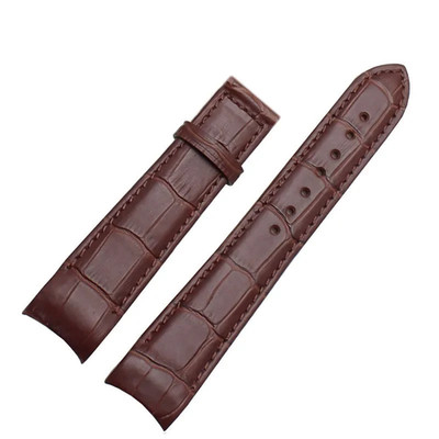 Arc Interface Calf Genuine Leather Watch Band 18Mm 19Mm 20Mm 21Mm 22Mm 23Mm 24Mm