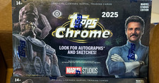 2025 Topps Marvel Studios Chrome - Factory Sealed Hobby Box - READY 2 SHIP