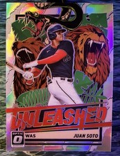 💥2021 Donruss Optic💥JUAN SOTO Unleashed Silver Holo Prizm #UNL7 Nationals