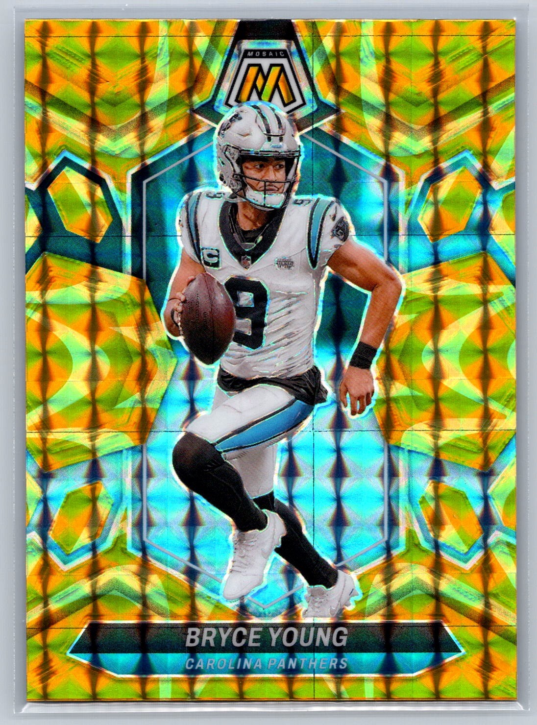Bryce Young 2024 Mosaic Yellow Reactive #29