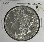 1879 Morgan Dollar : Extra FIne +  XF +