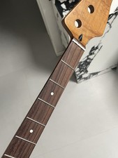 20frets Roasted flame Maple Electric bass neck jazz bass neck Rosewood
