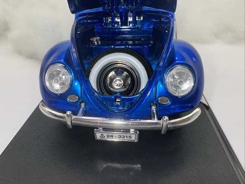Maisto 1/18 DieCast 1955 Volkswagen Käfer Beetle Blue Special Edition READ PLZ - Picture 4 of 11