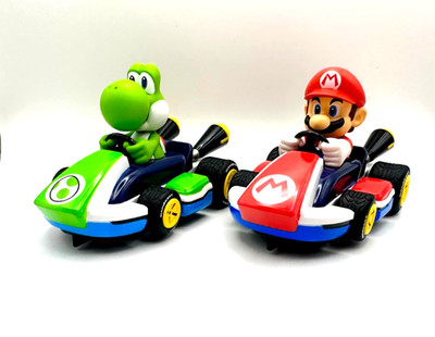   Carrera Evolution Bundle 27729 Mario + 27730 Yoshi   2 Slotcars  Neu o. OVP