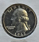 1962 P  Proof Washington Quarter 90% Silver