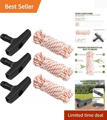 #ad 10ft Pull Cord Rope with Handle High Strength for Lawn Mowers amp; More $8.99