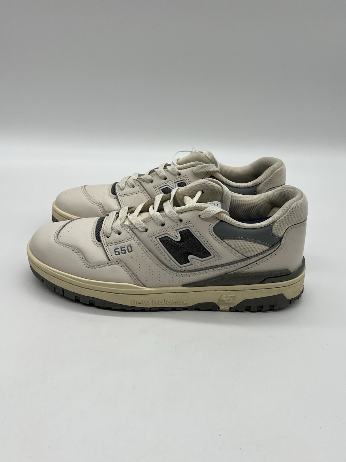 New Balance 550 Men’s Sz 10 Aime Leon Dore Gray Leather Lace Up Sneaker BB550ALE