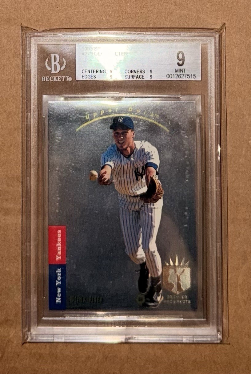 1993 SP Derek Jeter RC #279 TRUE MINT BGS 9 Quad 9 Subs
