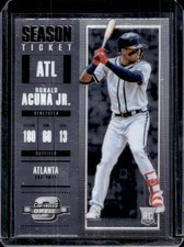 2018 Chronicles Ronald Acuna Jr Contenders Optic RC Rookie #4 Braves