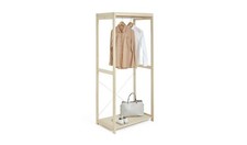 Flicka Open Single Rail Wardrobe - Pine