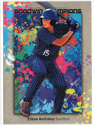 #ad #ad 2024 Upper Deck Goodwin Champions Splash of Color Ethan Holliday Card RC #142 $1.99