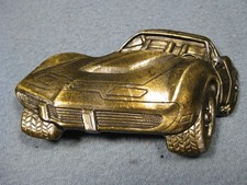 VTG 1979 Limited Edition Corvette Belt Buckle Great American Buckle Co 266