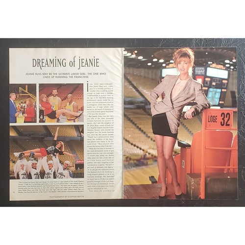 Playboy PICTORIAL ONLY - Lakers Ex-Owner JEANIE BUSS    May, 1995    6 Pages