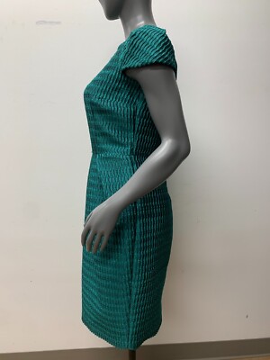CH by Carolina Herrera Size 6 Green Textured Cap Sleeve Dress | eBay CH by Carolina Herrera Size 6 Green Textured Cap Sleeve Dress | eBay