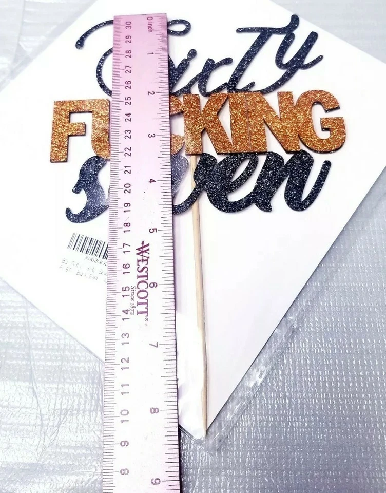 Decoración de pastel vulgar humorístico para 67 cumpleaños o aniversario Foto 4 de 4