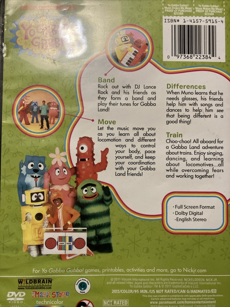 2 movies: The Adventures of Elmo in Grouchland DVD and Yo GABBA