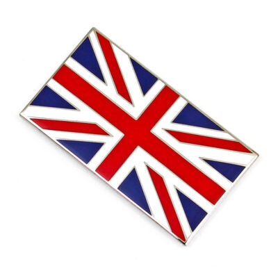 Vollfarbige emaillierte selbstklebende Union Flagge Abzeichen geeignet für Oldtimer