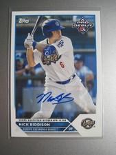 2023 TOPPS PRO DEBUT AUTOGRAPH NICK BIDDISON #PD-176