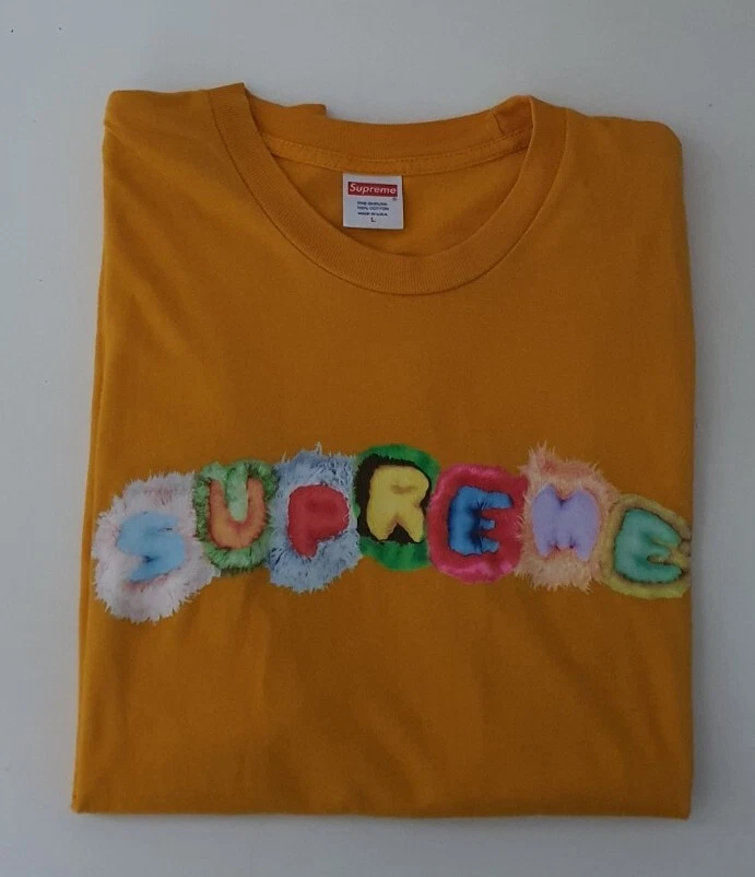 T Shirt Pillows Supreme FW19 Arancione Vivo Taglia L Grande
