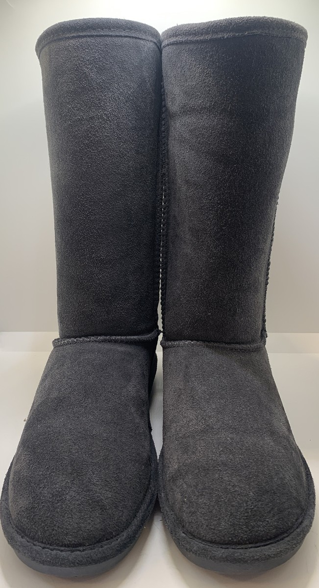BEARPAW Women’s Emma 10 BEARPAW EMMA Women's Size 10 Boots Gray Suede Leather