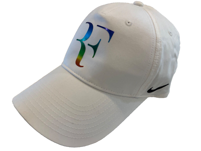 NIKE RFフェデラー直筆サイン入りCAP(白/緑) クレディ・スイス提供品 NEW! 2016 Nike Men's 