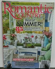 Romantic Country Summer 2016 Homes Cottages Decor Best of Summer FREE SHIPPING