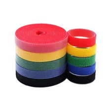 6 Rolls Cable Ties Fastening Tape Wire Organizer Cord Management Straps