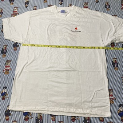 Vintage 1998 APPLE MACWORLD Computer MacOS Graphic T shirt Adult