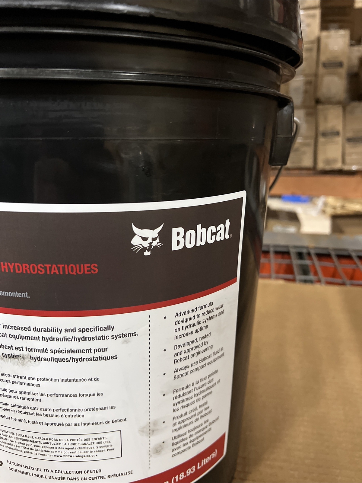 BOBCAT VG68 Hydraulic/Hydrostatic Fluid 5Gallon BOBCAT 7486194 eBay