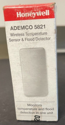 Brand New Honeywell 5821 Wireless Temperature Sensor & Flood Detector w/ Battery